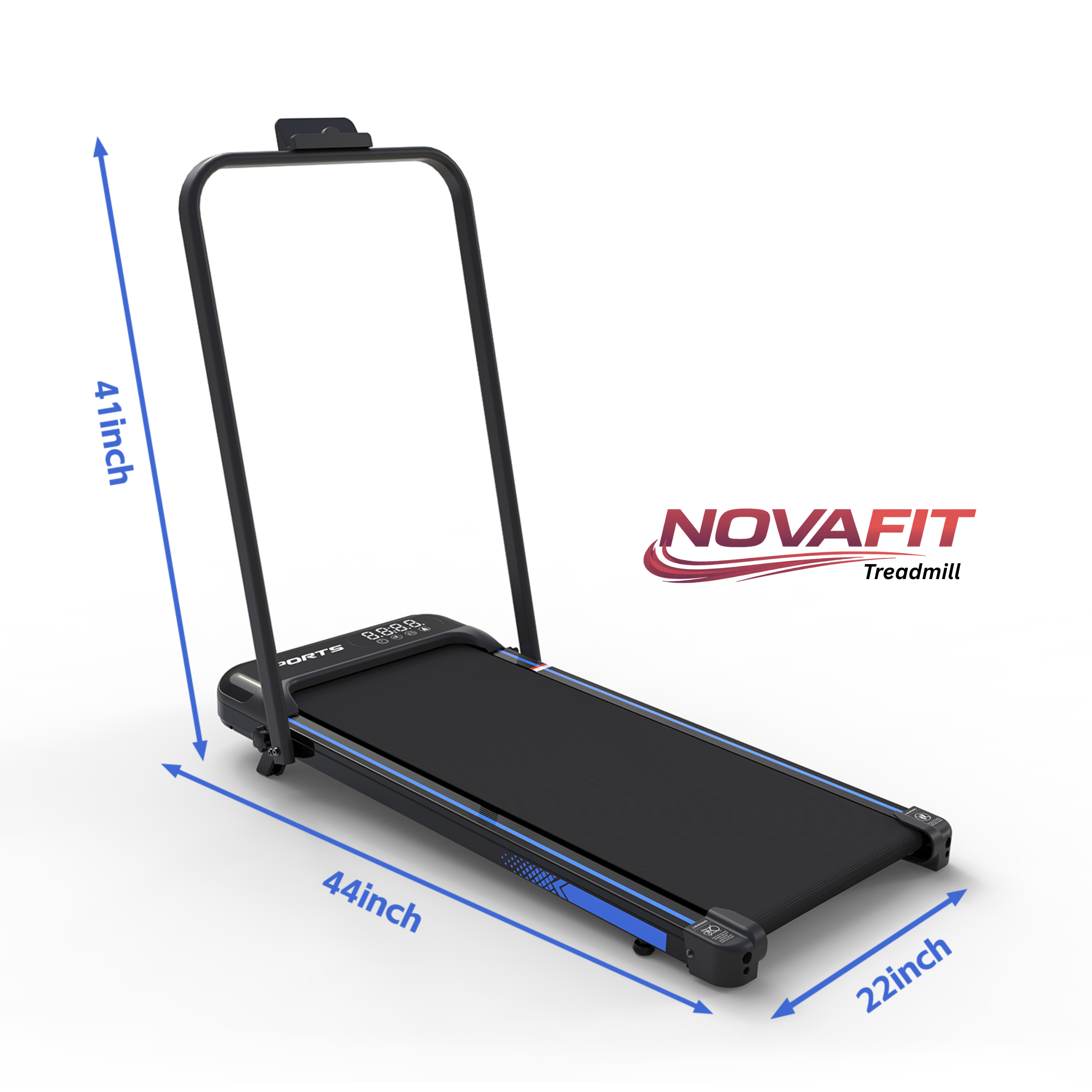 NovaFit MovePro™ 3-in-1 Folding Treadmill